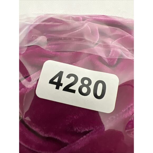 Soft Surroundings Shirt Womens L Crushed Velvet Pink Button Up Top Velour - Picture 7 of 7